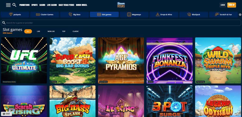 Dream Vegas Casino screenshot
