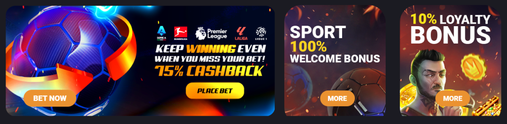 Freshbet Casino bonus screenshot