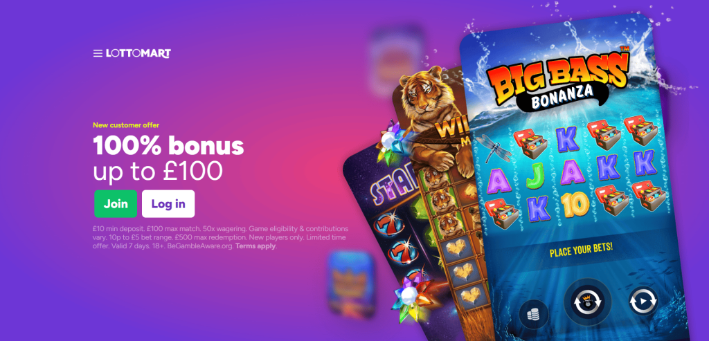 Lottomart Casino Screenshot