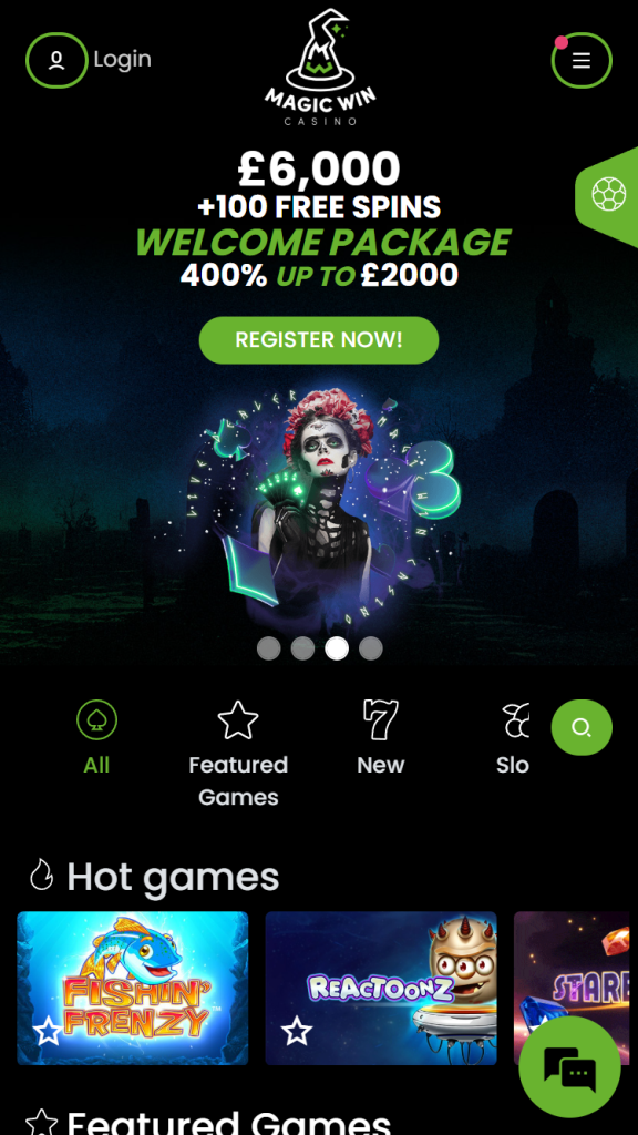 Magic Win Casino mobile screenshot