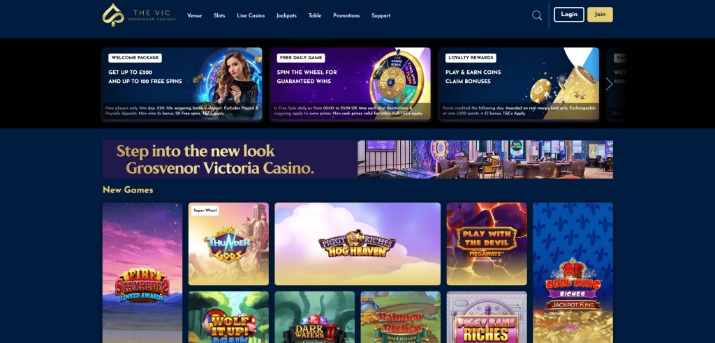 The Vic Casino screenshot